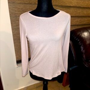 Long sleeve pink top